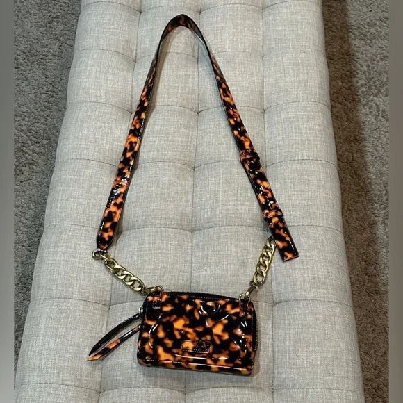 Sam Edelman Circus NY - Malibu Slim Crossbody Leopard Print- Minibag - EUC - Picture 2 of 7